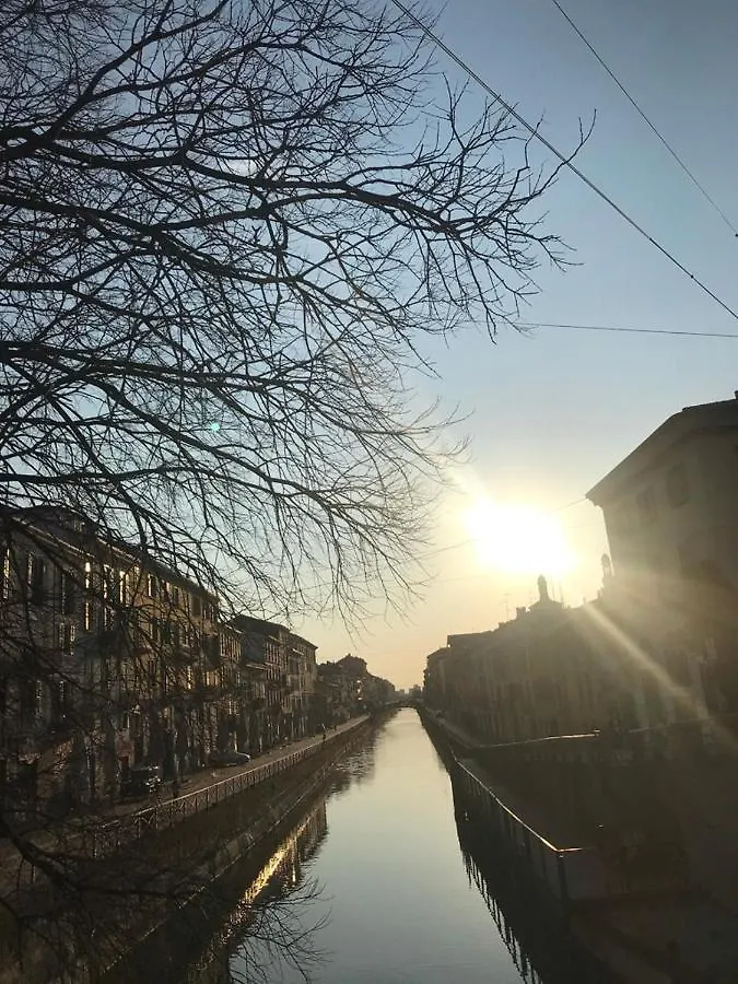 밀라노 Creative Cozy Loft Navigli Tortona For Family 아파트 이탈리아
